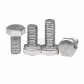 304 Stainless Steel External Hexagon Screw Full Tooth External Hexagon Screw Hexagon Head Extension Bolt M10M12 Series