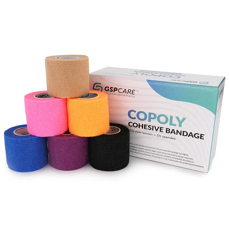 5cm*4.5m Wristband Breathable Self Adhesive High Elastic Cohesive Bandage for Wrist Support Protective