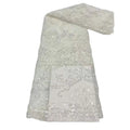 Beading Dress Fabric Shiny Beaded Design Handmade Tulle Mesh Embroidered Sequin Beading Lace Fabric