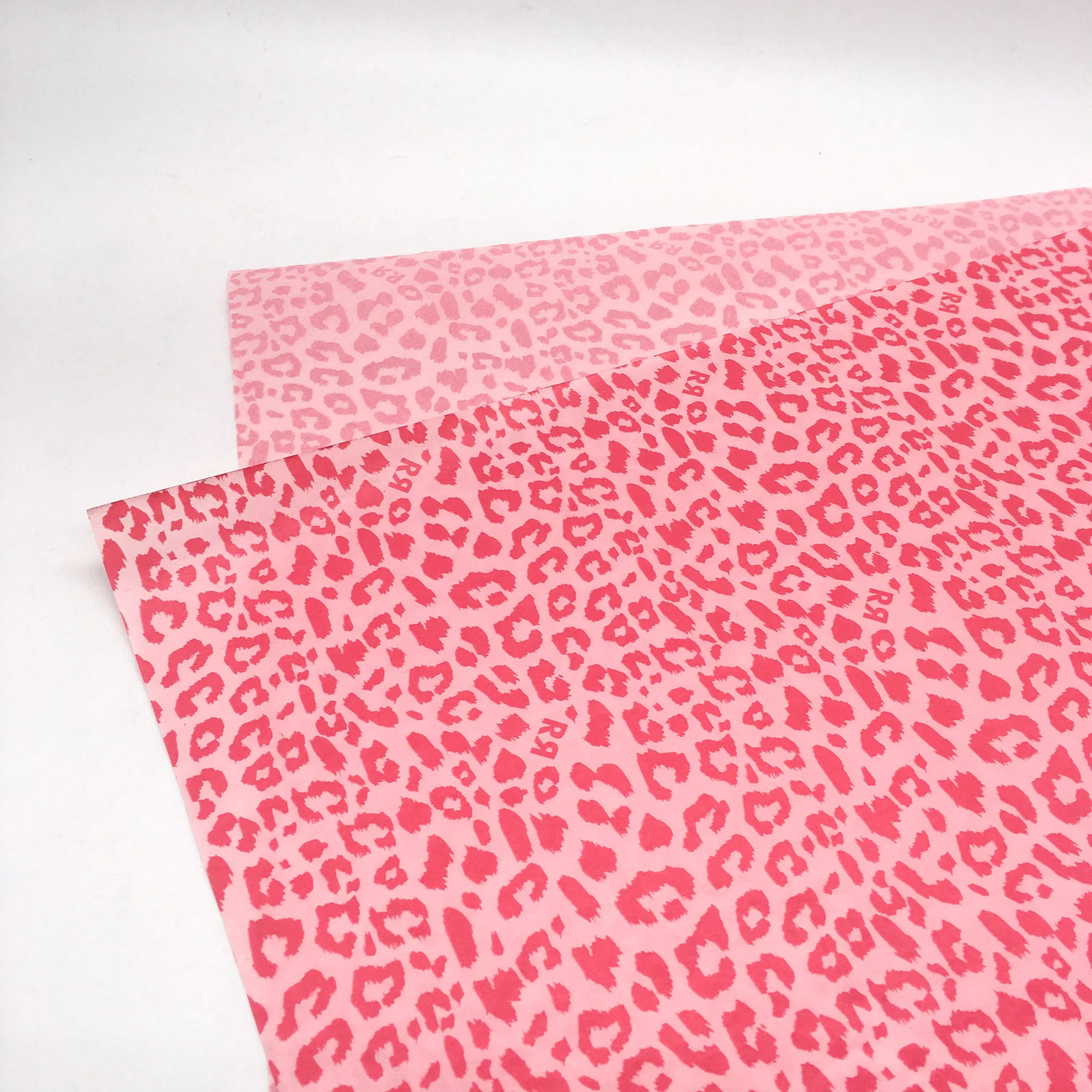 Leopard Print Custom Wrapping Paper Presents Wrap Tissue Paper Good Quality