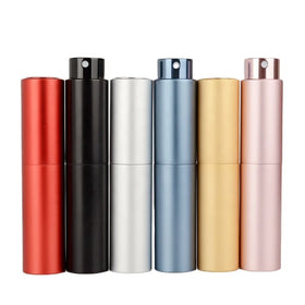 pink Silver Black Multi Color Press Atomiser Refillable Empty Spray Bottle 5ml Portable Travel Travel Bottles 8ml 10ml