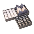Factory-Foldable Fabric Underwear Socks Storage Box Washable Compartment Wardrobe Drawer Storage Organizer