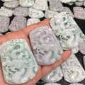 Certified Grade a Wholesale Dragon Brand Jade Pendant Myanmar Jadeite Pendant