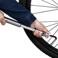 PRO STAR HQ-55 High-Pressure Mini Portable Bicycle Pump Presta Valve 160 PSI Aluminium Hand Pump with Bike Tires Pressure Gauge