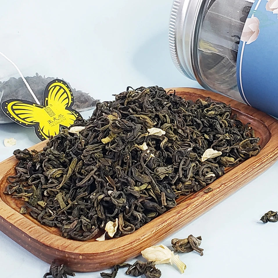 Private Label Free Sample Jasmine Green Tea Pyramid Tea Bag for Healthy Benefits Slimming Body Chinese Green Tea