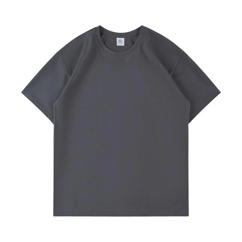 Wholesale Custom Logo Printing Blank Unisex Drop Shoulder Tshirt 100% Heavy Cotton 260gsm Oversized Tshirt