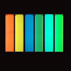 Photoluminescent Decoration Vinyl Sheet Roll High Brightness Die Cut Glow in the Dark Yellow Fluorescent Paper Luminescent Film