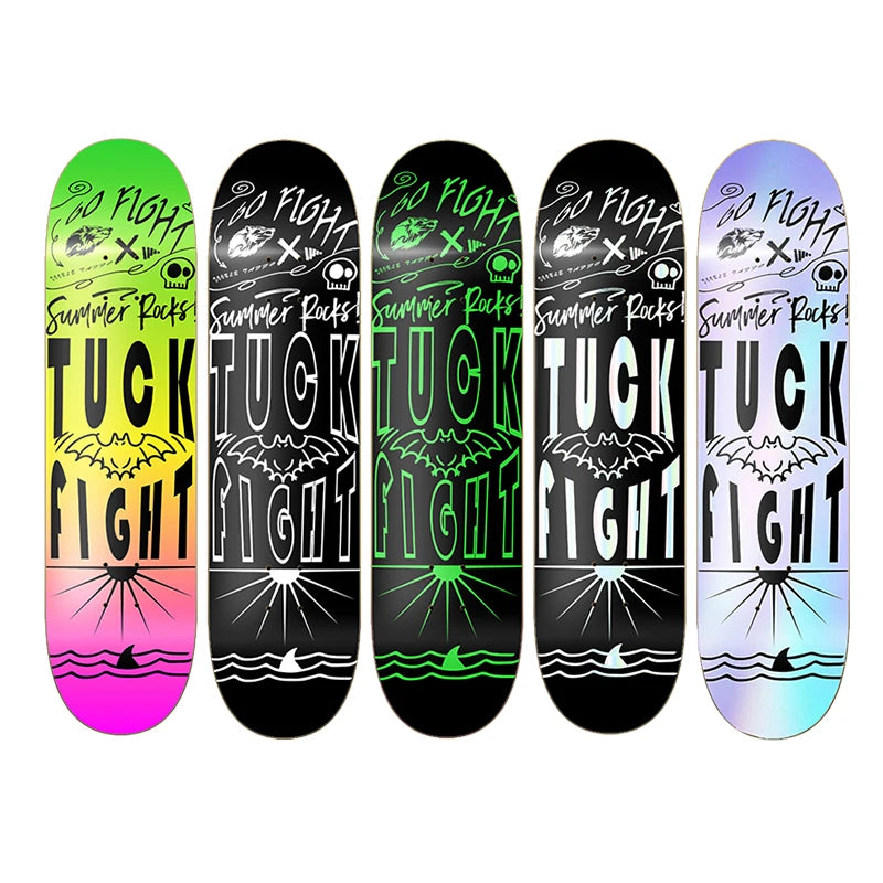 Professional Brand Manufacturing Tuck Skateboard Decks 7 Ply  Canadian Maple Skate Board Deck
