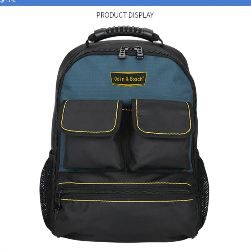 Waterproof Multi Functional Organizer Tool Pouch Storage Electrician Backpack Tool