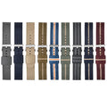 Fast Shipping Adjustable Nylon Watch Straps 18mm 20mm 22mm Precision Woven Gold Bracelet Bands Breathable Band