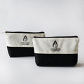 Customized Logo Pure Natural Cotton Canvas Fun Sailcloth Chain Makeup Bag Personalized Cosmetic Case with Logo