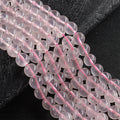 Semi-precious Healing Stone Rose Quartz Beads Bracelet Beads Strands Diy Handmade Jewelry Accessories Material