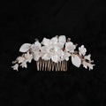 Discount Hard Ceramic Flower Bridal Hair Combs Wholesale Women Accessories  Wedding Hair Combs