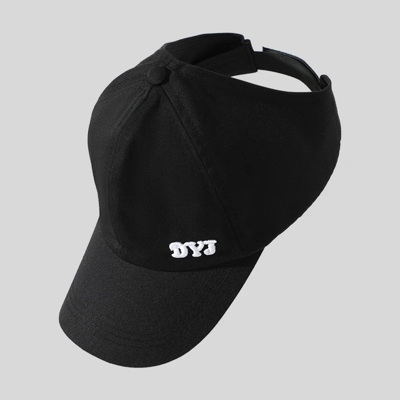 Women's Spring Summer Baseball Cap Breathable Sunshade with Outdoor Sports Letter  Logo Top Empty Hat