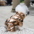 Luxury Pet Winter Jumpsuit Warm Dog Coat Chihuahua Puppy Clothes Warm Dog Outfit Jumpsuit Dog Winter Clothing MegaBDM