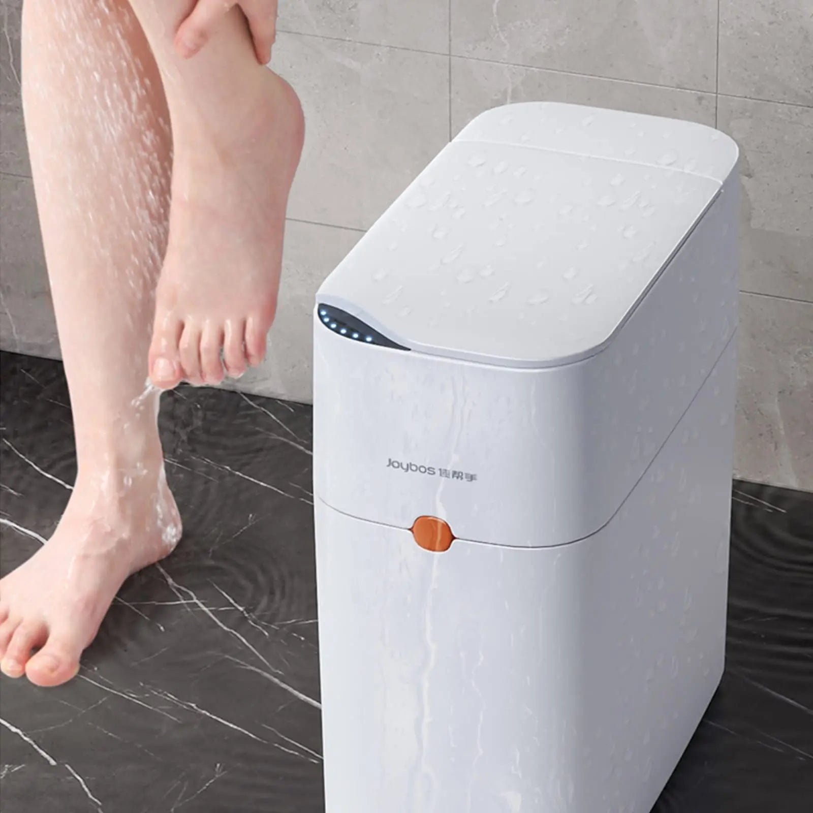 JOYBOS Induction Type Style ABS+PP Home Usage Automatic Adsorption Garbage Bags Smart Trash Can