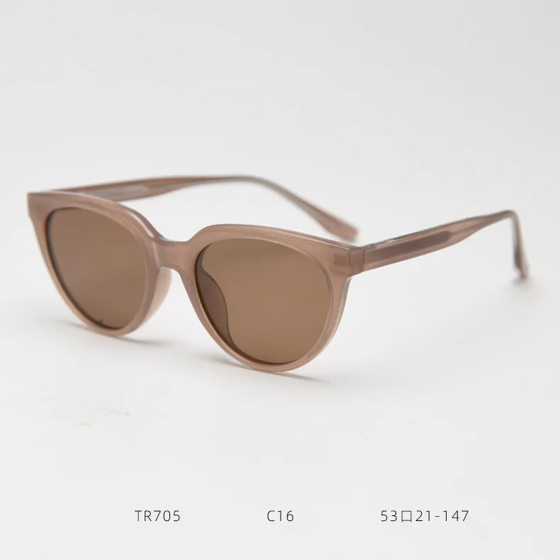 Ins 2025 New Fashion Polarized Cool Sunglasses Women Brand Letters Sun Glasses Ladies Luxury Cat Eye Gafas Oculos De Sol UV400