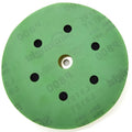 OEM 125mm 150mm Aluminum Oxide Abrasive Sanding Disc Green Polyester Film Backing Medium Hardness for Polishing