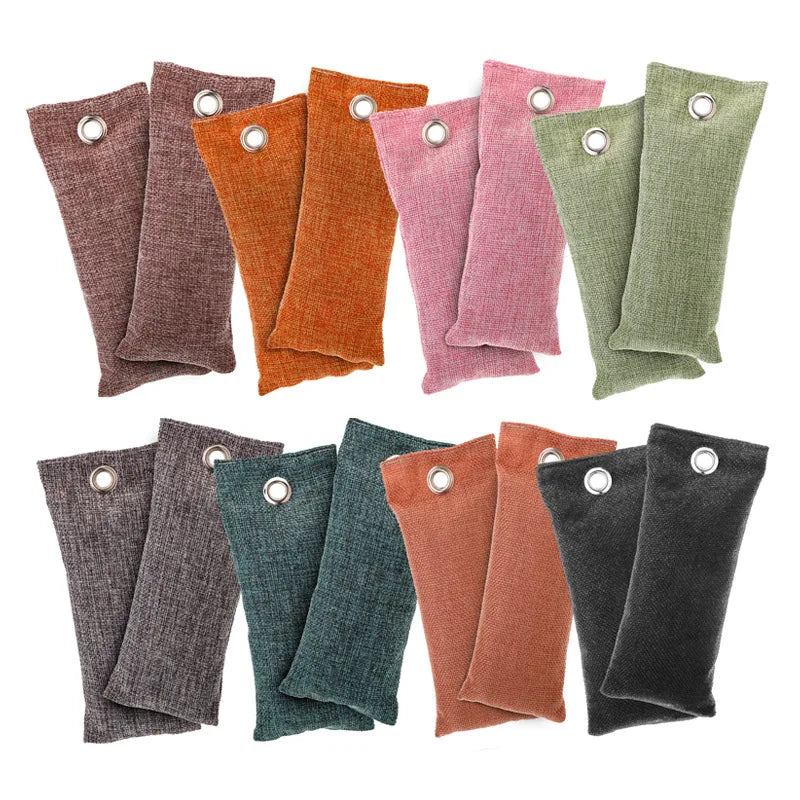 Eco-Friendly Bamboo Charcoal Air Purifying Bags-Sustainable Mold & Odor Purifier for Home Use