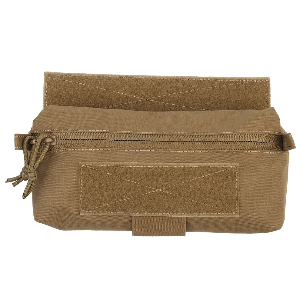 WOSPORT FC Mini Drop Pouch Chest Rigs Mini Drop Pouch With Bottom Elastic Band Fit for Plate Carrier Hunting Accessories