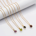 Natural Irregular Rough Crystal Necklace Bijoux Dainty Women Gemstone Birthstone Crystal Necklace Jewelry 2023