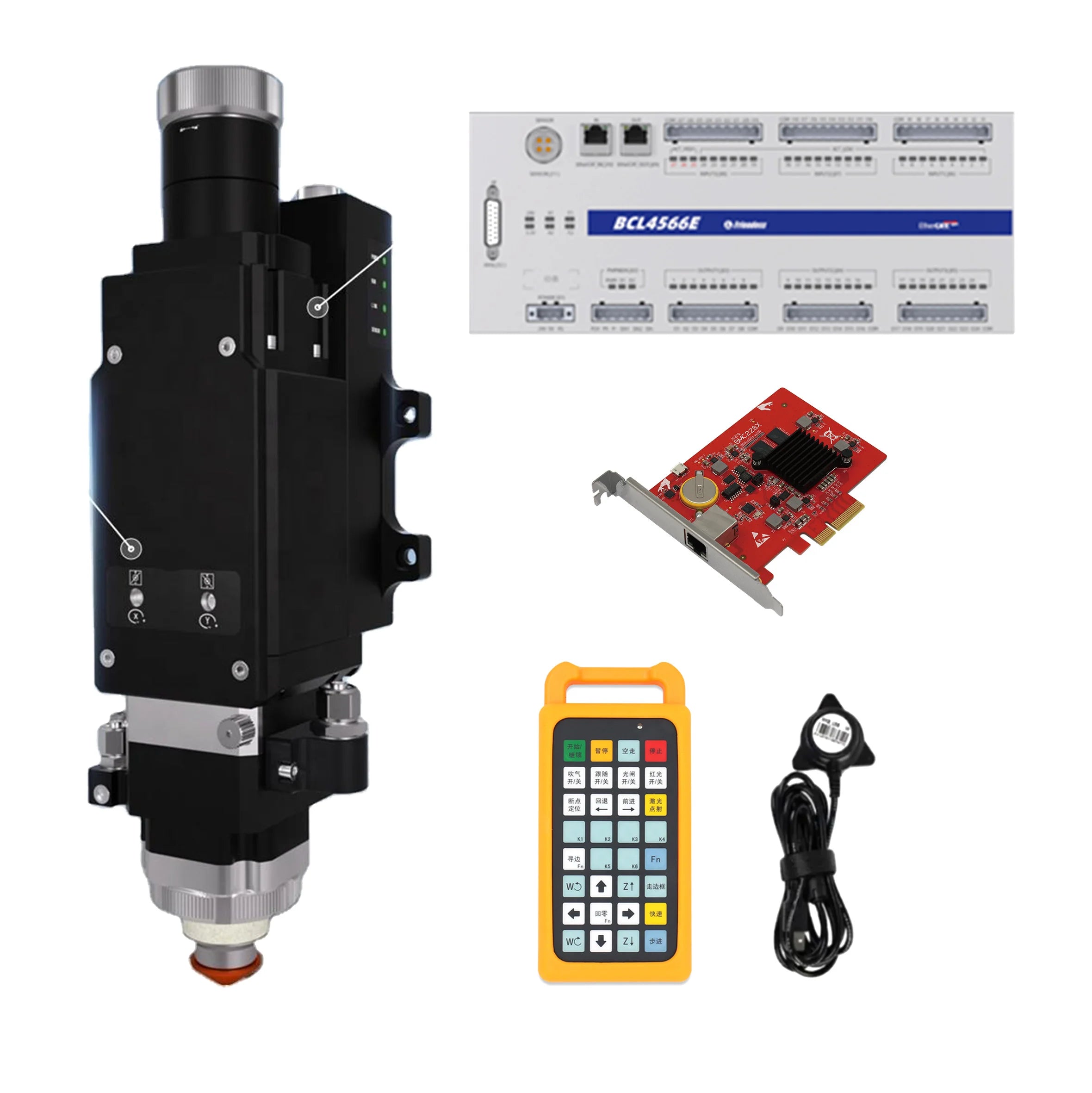 BOCI BLT310  Laser Cutting Head  and FSCUT2000E EtherCAT Bus Controller Laser Head Controller