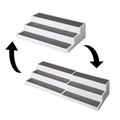 3 Tier Expandable Spice Rack Step Non Skid Container Display Shelf Adjustable Spice Shelf Organizer for Cabinet