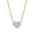 Aesthetic Pendant Necklaces for Women Korean Crystal Heart Gold Color Female Choker Chain on the Neck Jewelry Accessories