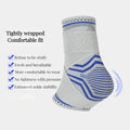 Custom Logo Running Football Basketball Professional Ankle Sports Socks Protector Support Brace Bracelet With Straps