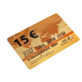 Customized PVC Business Card Credit Card Size with Embossed Number Offset Printing