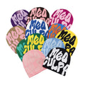 Custom Logo Designer Digital Letter Skull Cap Jacquard Mea Culpa Winter Bonnet Y2k Cuffless Skully Breathable Waterproof Beanie