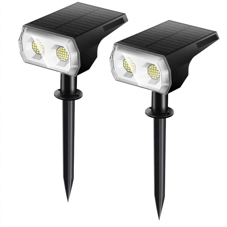Solar Landscape Spotlights Outdoor IP65 Waterproof Landscape Lamp Outdoor Solar Garden Lights
