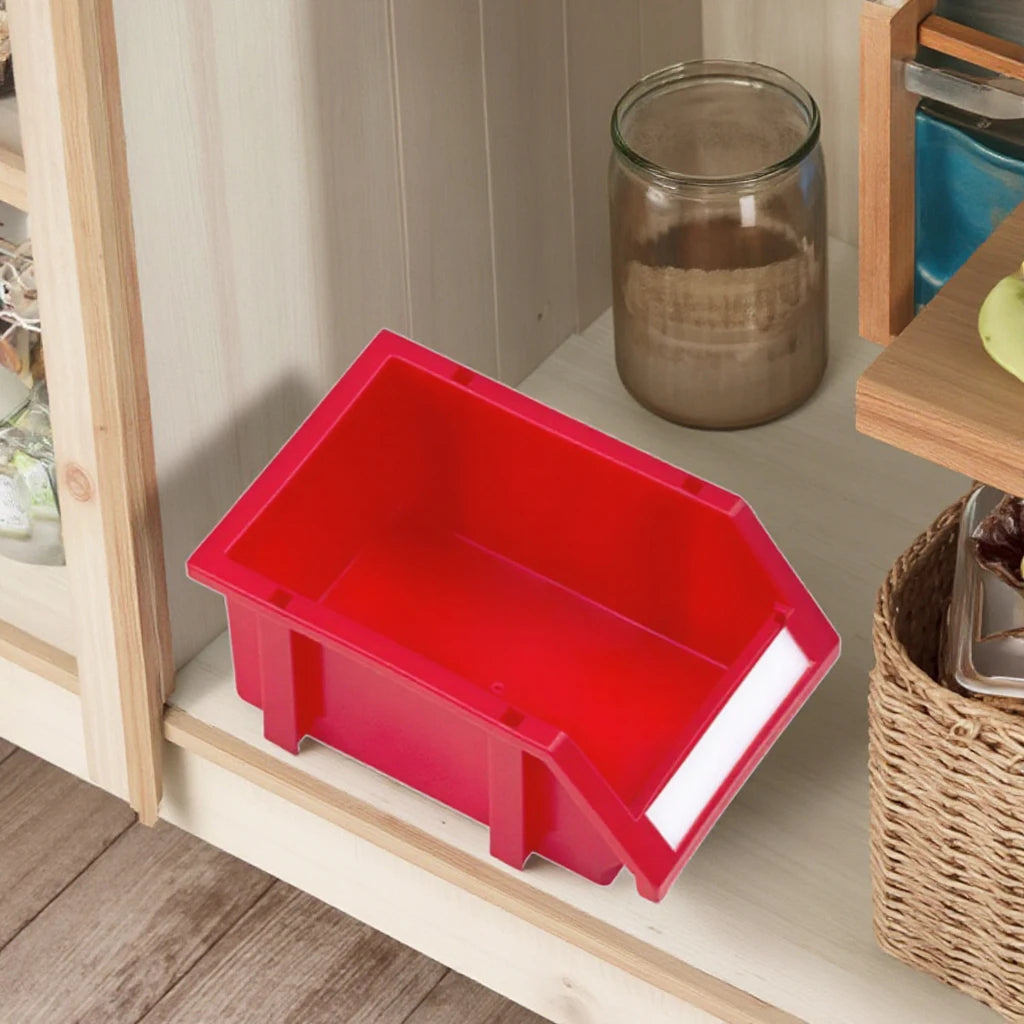 LEADLOONG PP Rectangle Lacquer Plastic Spare Parts Box Small Stackable Storage Box