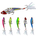 Luya Lure Sequins Metal VIB Far Cast Iron Feathers Freshwater Sea Fishing Cockpit Bass Fishing Lure