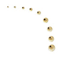 14KGF Pumpkin Stripe Bead Lantern Scattered Bead Accessories Wholesale