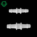 White PP 1/4" 5/16" 500 Series Hose Barb Tube Connector 2 Way I Shape Straight Through Barbed Tube Fitting
