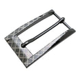 Custom 30mm Western Country Style Belt Buckles Simple Pin Buckle Design with Laser Cut Zinc Alloy Country Cowboy Accessories