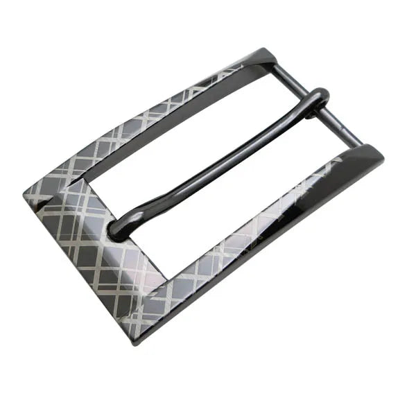 Custom 30mm Western Country Style Belt Buckles Simple Pin Buckle Design with Laser Cut Zinc Alloy Country Cowboy Accessories
