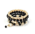 2026 Wholesale Trendy Multi Layer Bead Bracelet Jewelry Luxury Simple Boho Stacks Crystal Glass Beads Bracelets Set