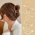 Women's Acetate Metal Shark Hair Claw Clip for Daily Use Wholesale Girls Bath Headdress Hair Decorations