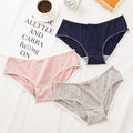 HD341 New Women's Briefs Low-rise Knitted Everyday One Size Cotton Underwear with Breathable Eco-Friendly Fabric