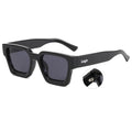 Superhot Eyewear SP009 Custom Logo Private Label Sun Glasses Vintage Black Chunky Square Sunglasses