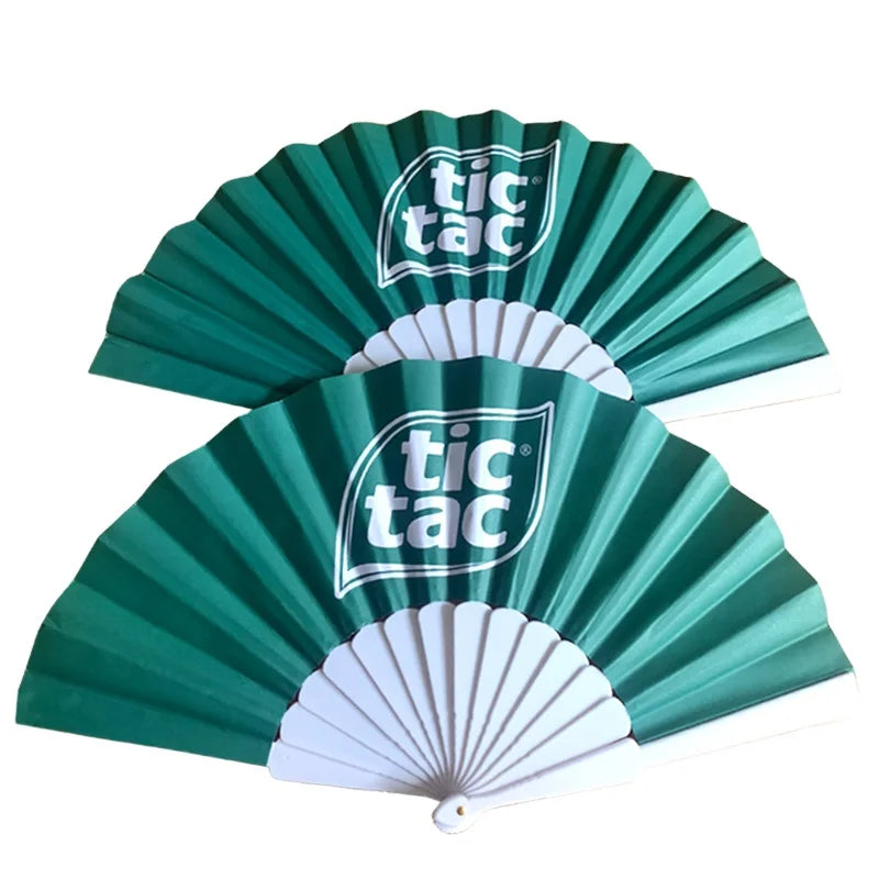 Custom Advertising Promotional Type Plastic Hand Fan Cheap Plastic PP Hand Fan