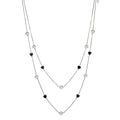 SC Hot Selling Beautiful Ladies Wind  Pearl Necklace Attractive Creative Multilayer Matching Acrylic Necklace for Women