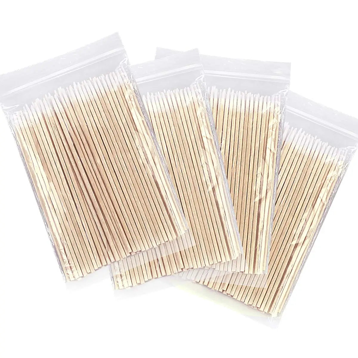 Disposable Ultra-small Cotton Swab 100pcs Lint Free Micro Brushes Wood Cotton Buds Swabs Eyelash Extension Glue Removing Tools