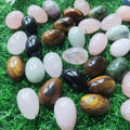 Wholesale Bulk Crystals Handmade Polished Healing Mini Mixed Crystal Egg Shape Sculpture