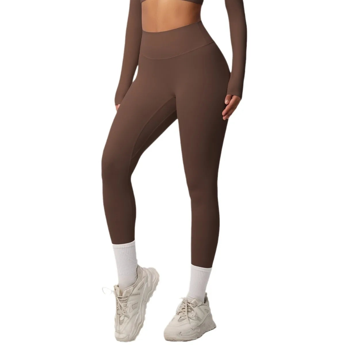 High Waisted Yoga Leggings V-Shape Tummy Control Legging Fitness Pant Exercise Butt Lifting Yoga Leggings