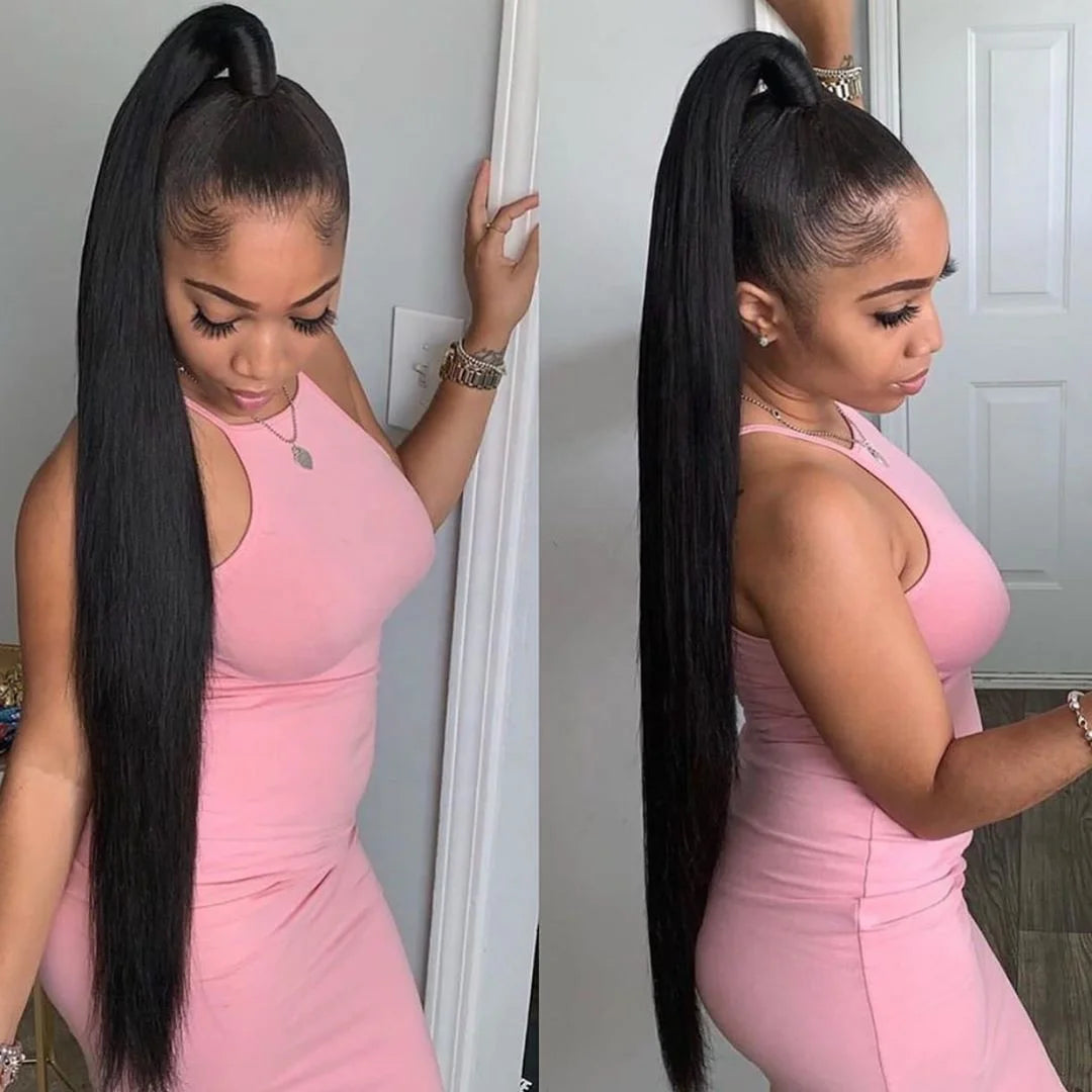 360 HD Lace Natural Glueless Wigs Human Hair Lace Front Brazilian Wig For Women Pre Plucked Raw Virgin Hair Wig