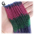 Zhe Ying Wholesale 2mm Faceted Crystal Beads Gradient Hand Beading Round Faceted Glass Beads for Jewelry Making