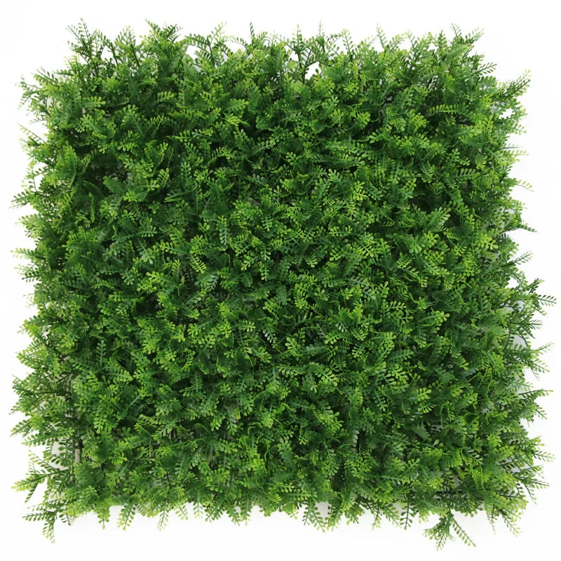 RSH Outdoor Decoration Sunscreen Pine Grass Mimosa Wall Artificial Plant Wall